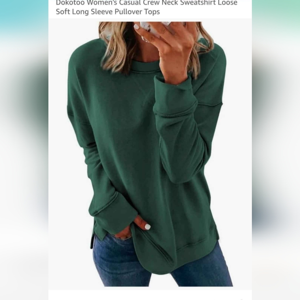 Women's Green Sweatshirt
